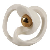 EV22819-02#13" Farrell Qtz Resin Statuary With Gold Sphere