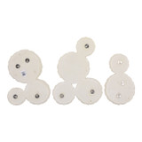 EV22820#S/3 13" Venango Quartz Resin Sea Urchin Wall D?cor