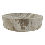 EV22890-01#12" Portage Beige Marble Bowl
