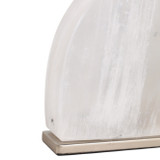 EV22957#6" Monnar Selenite Bookends, Wht