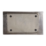 EV22958-02#16x9" Ascend Alabaster And Metal Tray, Sil