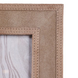 EV23006-01#4x6 Gilboa Tan Suede Photo Frame