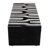 EV23008-03#16" Glenmont Blk/grey Suede And Hide Leather Box