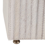 EV23008-04#16" Glendale Cream And Tan Hide Leather Box