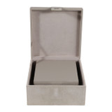 EV23013#S/2 7/9" Hamden Taupe Leather Boxes