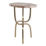 EV23138#20" Cory Petrified Wood Accent Table