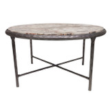 EV23145#36" Scioto Petrified Wood Coffee Table