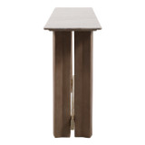 EV23385#54" Rummil Wood And Marble Console Table, Kd