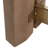 EV23385#54" Rummil Wood And Marble Console Table, Kd