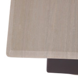 EV23387#21" Navine Wood And Marble Accent Table