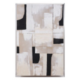 EV70478#40x60 Tristina Acrylic Frame Handpainted Wall Art