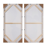 EV70481#S/2 25x50 Quantum  Handpainted Wall Art