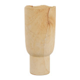EV23427#14" Sandstone Carved Vase