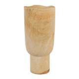 EV23427#14" Sandstone Carved Vase