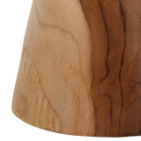 EV23432-01#11" Harvey Small Carved Wood Teak Mushroom