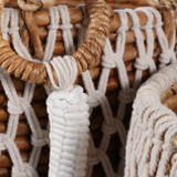 EV23435#S/2 23/24" Luna Crochet Banana Leaf Baskets