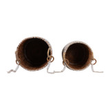 EV23435#S/2 23/24" Luna Crochet Banana Leaf Baskets