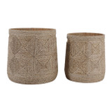 EV23436#S/2 14/16" Collins Seagrass Baskets