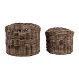 EV23441#S/2 14/16' Peleda Rattan Baskets