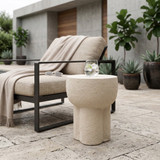 EV23451#18" Modessa Accent Table Terracotta Garden Stool
