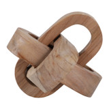 EV23459#7" Culvor Carved Teak Knot Decor Object