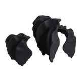 EV23468#S/3 7/9/11" Olmsted Black Metal Wall D?cor