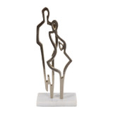 EV23469#15" Orwell Couple Statuary With Marble Base