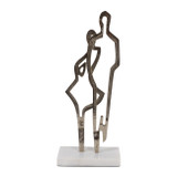 EV23469#15" Orwell Couple Statuary With Marble Base