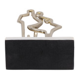 EV23469#15" Orwell Couple Statuary With Marble Base