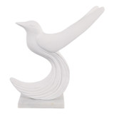 EV23474#10" Payne Eco-mix Bird Statuary With Marble Base