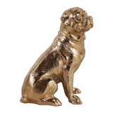 EV23498-02#7" Moxley Gold Metal Dog Statuary