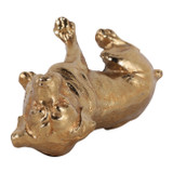 EV23498-02#7" Moxley Gold Metal Dog Statuary