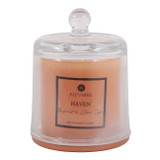 EV80586-03#5" 6oz Haven Bergamont & Clary Sage Glass Cloche C