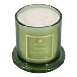 EV80586-04#5" 6oz Serene Ginger & Tambour Glass Cloche Candle