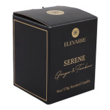 EV80586-04#5" 6oz Serene Ginger & Tambour Glass Cloche Candle