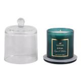 EV80586-05#5" 6oz Jovial Sugar & Melon Glass Cloche Candle 