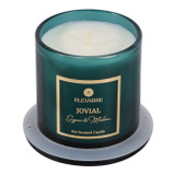 EV80586-05#5" 6oz Jovial Sugar & Melon Glass Cloche Candle 