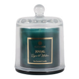 EV80586-05#5" 6oz Jovial Sugar & Melon Glass Cloche Candle 
