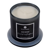 EV80586-07#5" 6oz Ascend Sea Salt & Driftwood Glass Cloche 