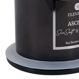 EV80586-07#5" 6oz Ascend Sea Salt & Driftwood Glass Cloche Ca