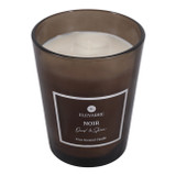 EV80587-01#7" 31oz Noir Oud And Tobacco Glass Candle Wood Lid
