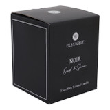 EV80587-01#7" 31oz Noir Oud And Tobacco Glass Candle Wood Lid