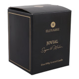 EV80587-05#7" 31oz Jovial Sugar & Melon Glass Candle Wood