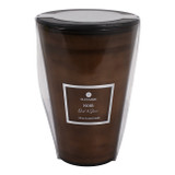 EV80588-01#12" 128oz  Noir Oud And Tobacco Glass Candle Wood 