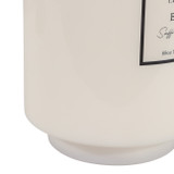 EV80589-02#10" 88oz Blanc Saffron & Suede Glass Candle Wood L