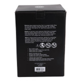 EV80589-02#10" 88oz Blanc Saffron & Suede Glass Candle Wood L