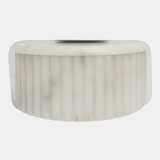 EV80591-02#4" 30oz Blanc Saffron & Suede Wt Marble Candle