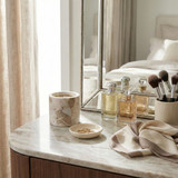 EV80592-01#5" 9oz Haven Bergamont & Clary Sage Marble Candle