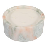 EV80592-04#4" 30oz Cashmere Vanilla & Musk Marb Stone Candle