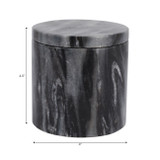 EV80592-05#4" 9oz Small Hazel Amber & Oak Marble Stone Candle